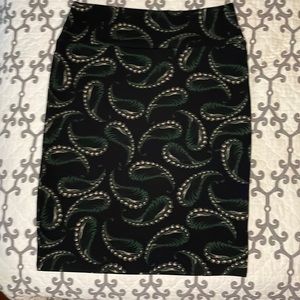 Lularoe Cassie Pencil Skirt Sz L